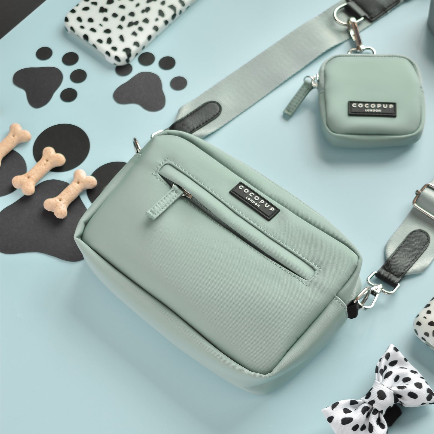 Cocopup Barking Mad Bag Bundle - Ice Blue