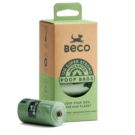 Beco Large Poop Bags - Unscented - 120 Pack