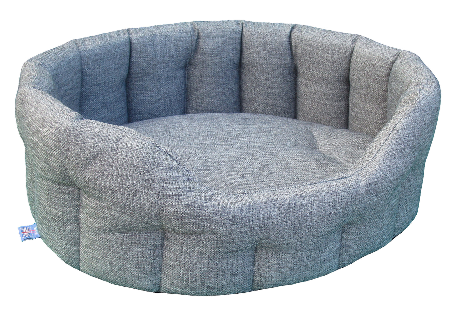 P&L Premium Oval Drop Fronted Heavy Duty Basket Weave Softee Beds