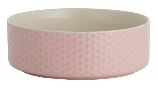 Mason Cash Honeycomb Pink Pet Bowl