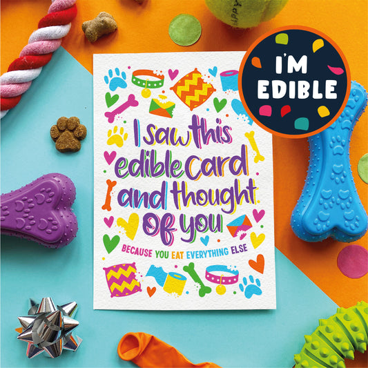 I saw this and thought of you... - Scoff Edible Card