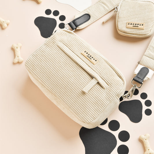Cocopup Barking Mad Bag Bundle - Nude Cord