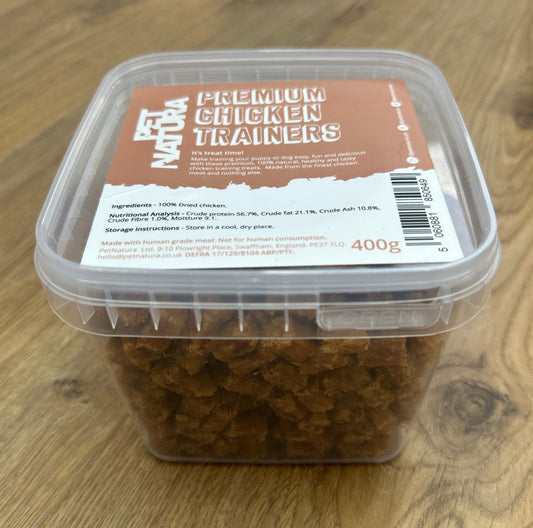 Premium Chicken Trainers - 400g