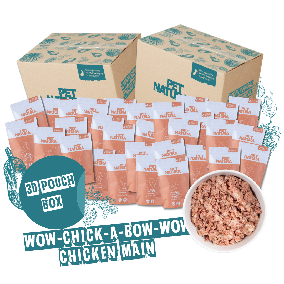 Wow-Chick-A-Bow-Wow Chicken Mince Main - 30 Pouch Multi Box - 12kg