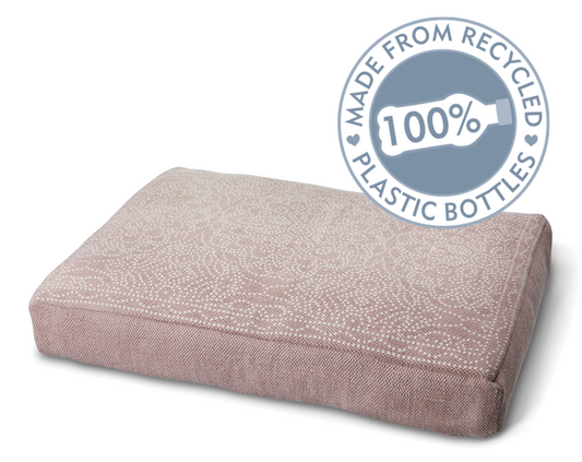 PET BED - DOT FLORAL ROSE