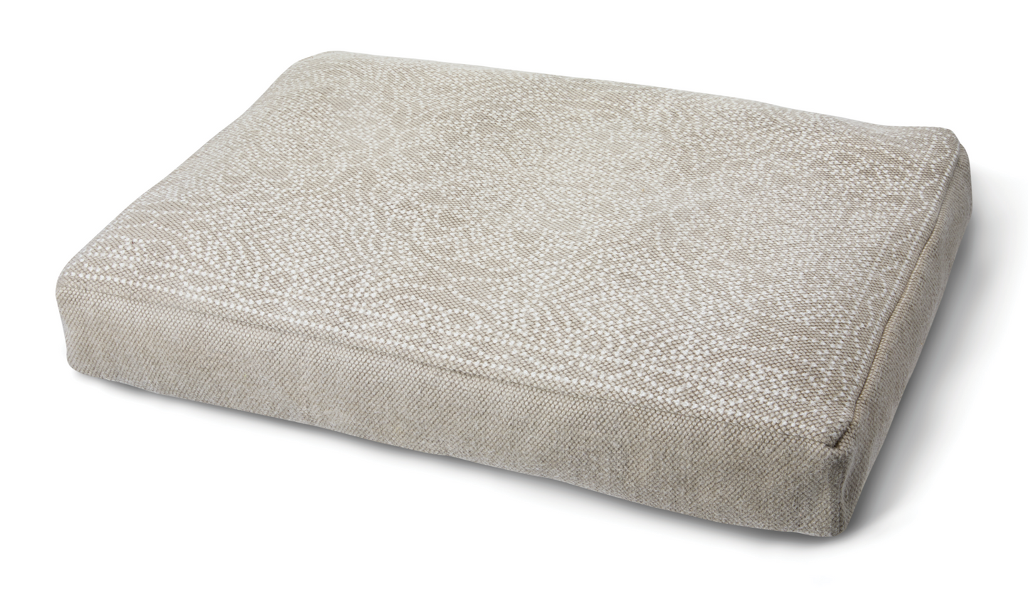 PET BED - DOT FLORAL NATURAL